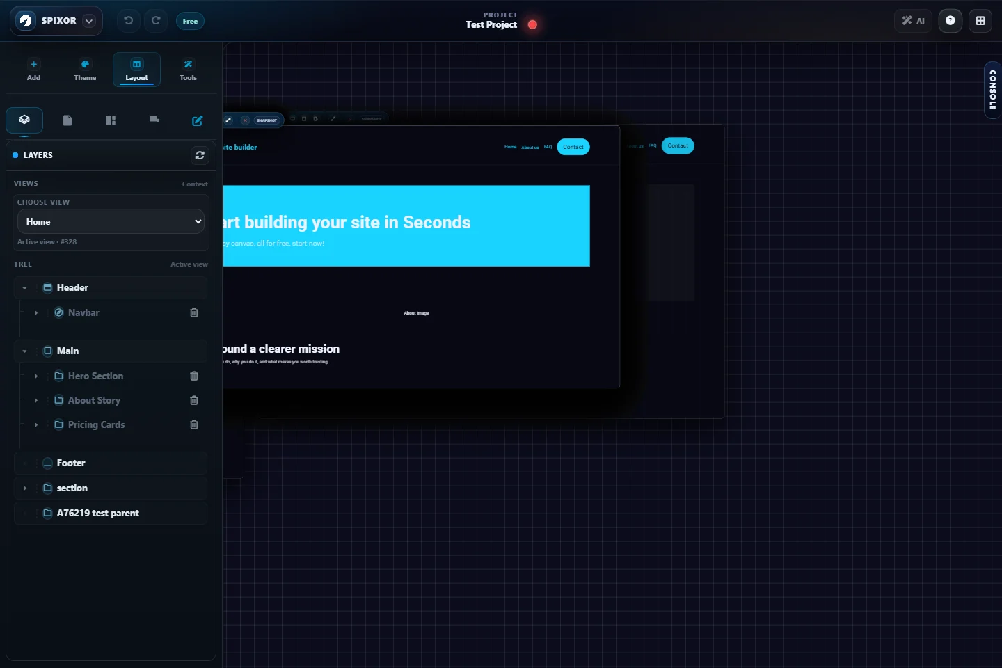 Spixor Flex Forms Alpha workflow